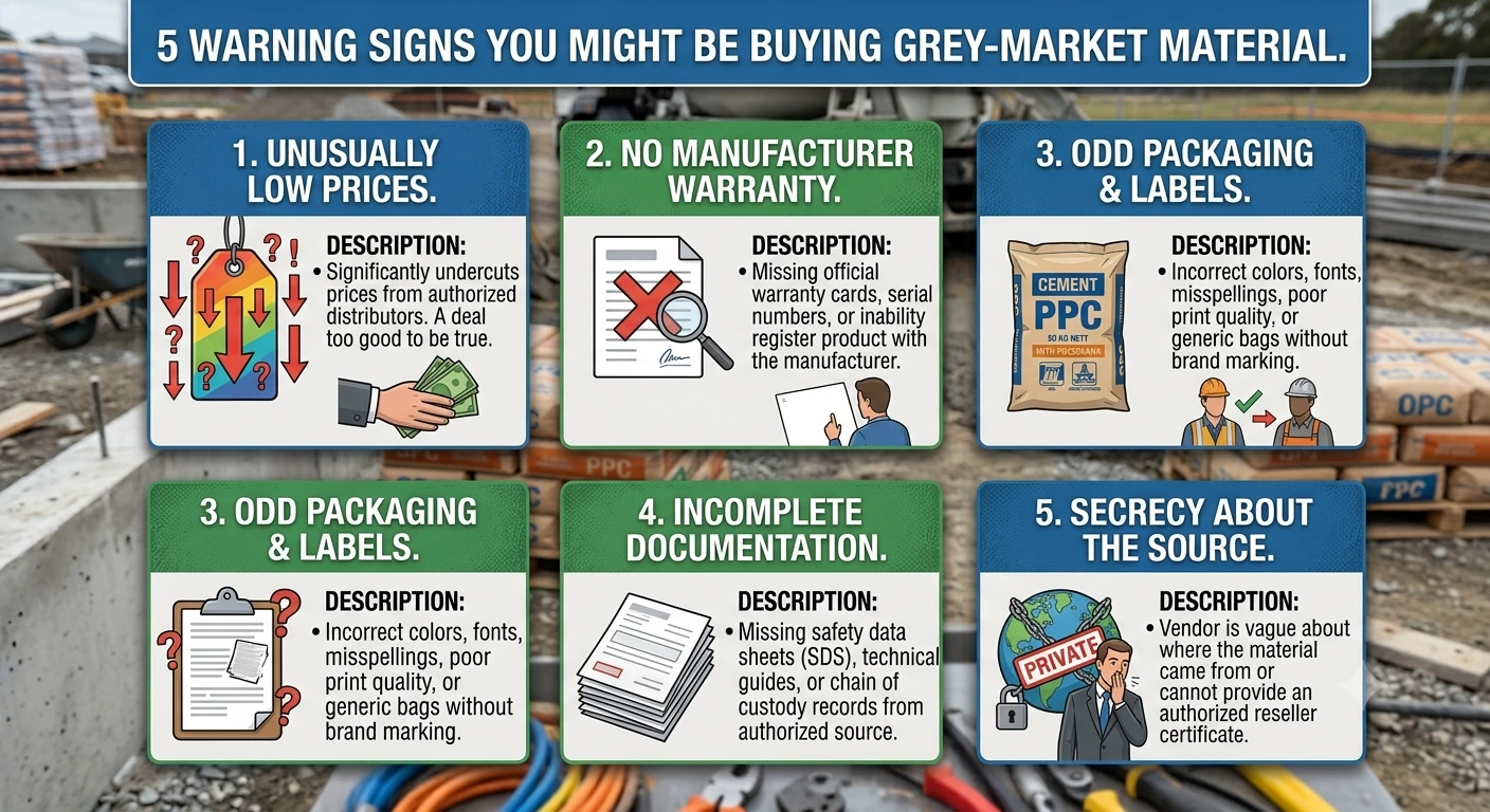 5 Warning Signs You Might Be Buying Grey-Market Material 5 Warning Signs You Might Be Buying Grey-Market Material