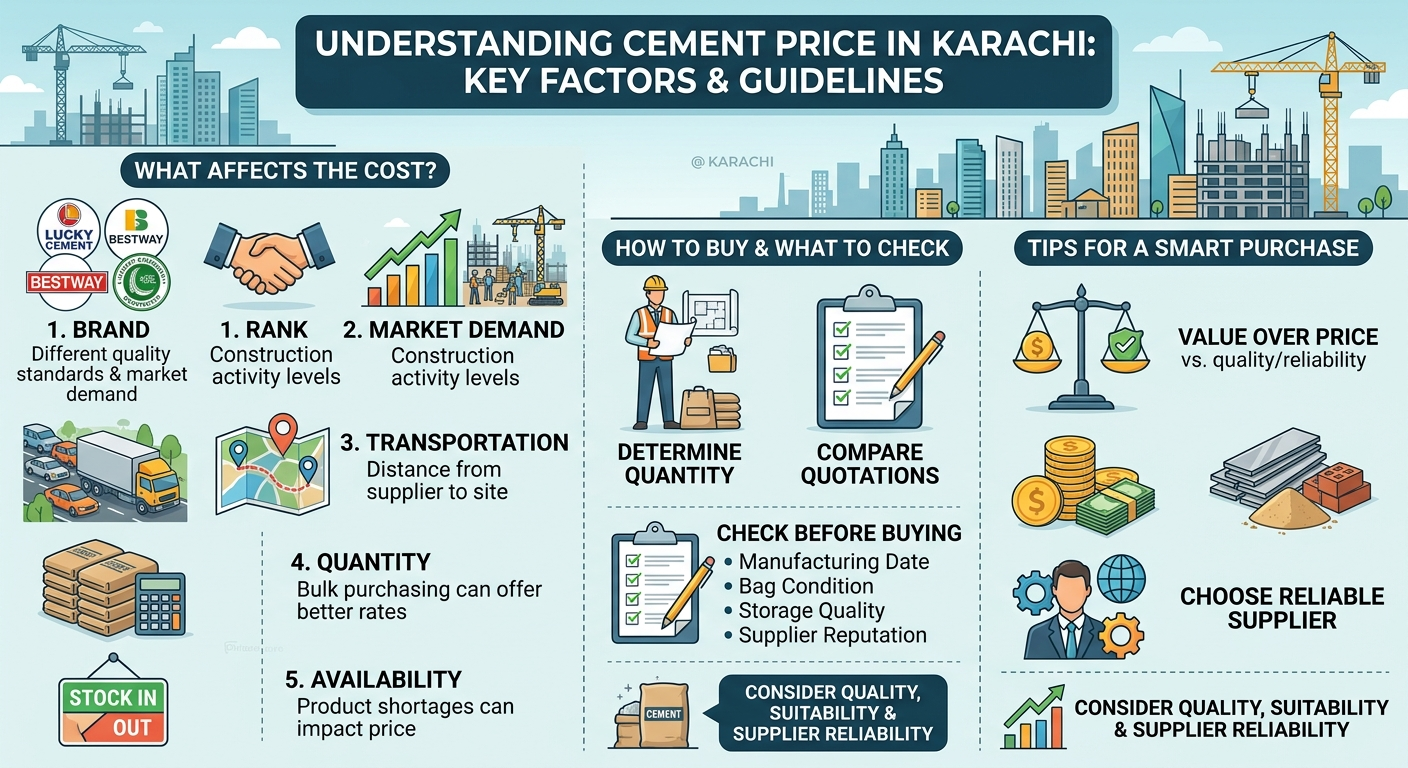 Cement Price in Karachi Cement Price in Karachi What Affects the Cost of Cement